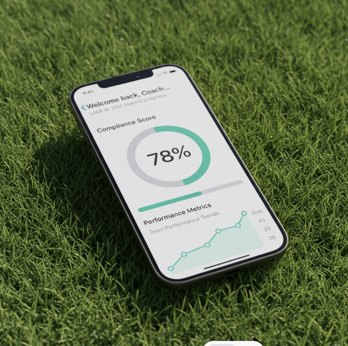AF11+ women's soccer injury prevention app - ACL prevention training for female athletes on grass field